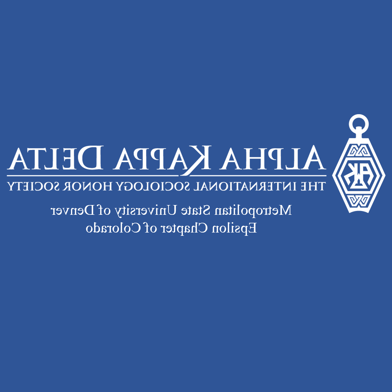 Alpha Kappa Delta International Sociology Honor Society Logo